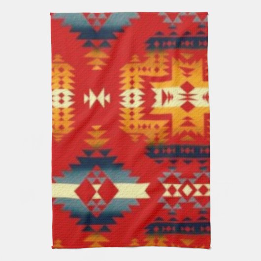 Serviette de cuisine de style sud-ouest (Vertical)