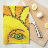 Serviette de cuisine de Sun d'été (Quart Plié)