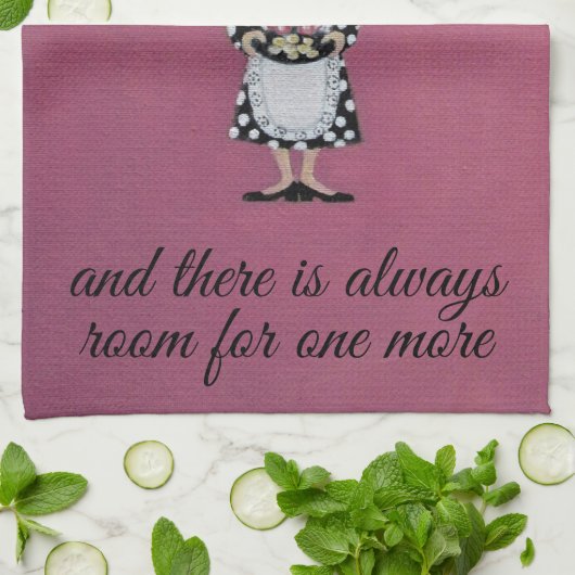 Serviette de cuisine de table de grand-mère (Plié)