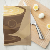 Serviette de cuisine de tasse de café (Quart Plié)