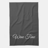 Serviette de cuisine de temps de vin (Vertical)