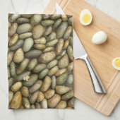 Serviette de cuisine de texture de cailloux (Quart Plié)