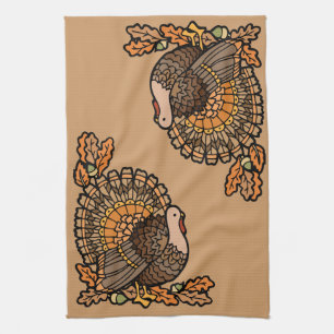 Serviette de cuisine de thanksgiving