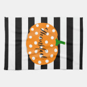 Serviette de cuisine de thanksgiving de citrouille (Horizontal)