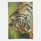 Serviette de cuisine de tigre 16" x 24" (Vertical)