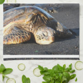 Serviette de cuisine de tortue de mer (Plié)