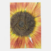 Serviette de cuisine de tournesol orange (Vertical)