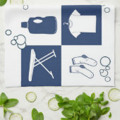 Serviette de cuisine de travaux du ménage (Plié)