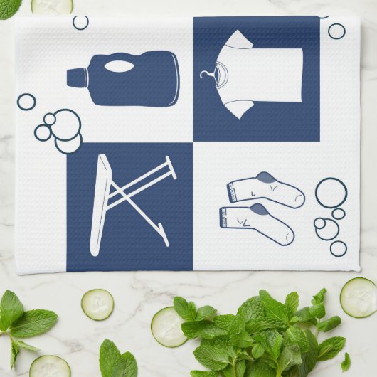 Serviette de cuisine de travaux du ménage (Plié)