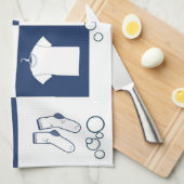 Serviette de cuisine de travaux du ménage (Quart Plié)