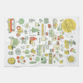 Serviette de cuisine de Turlock (Horizontal)