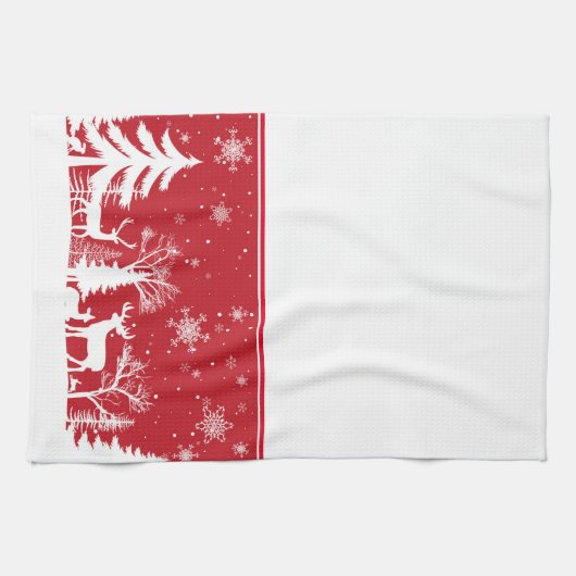 Serviette de cuisine de vacances (Horizontal)