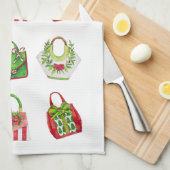 Serviette de cuisine de vacances (Quart Plié)