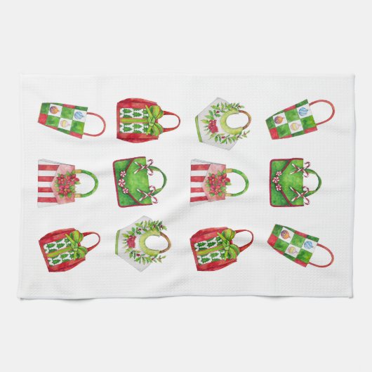 Serviette de cuisine de vacances (Horizontal)