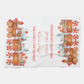 Serviette de cuisine de vacances candy cane expres (Horizontal)
