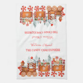 Serviette de cuisine de vacances candy cane expres (Vertical)