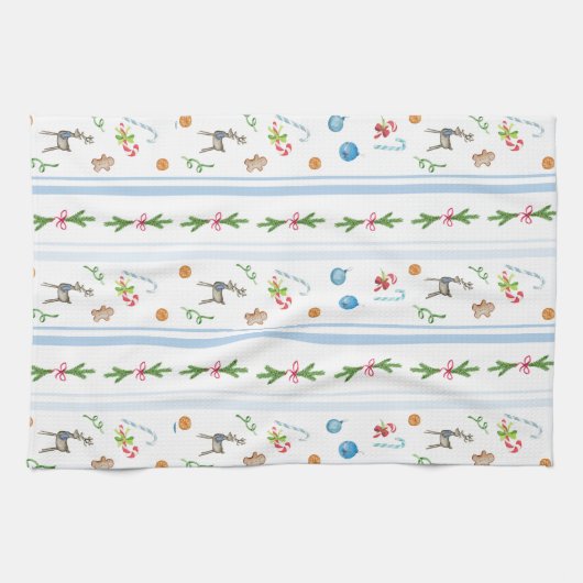 Serviette de cuisine de vacances Cheer (Horizontal)