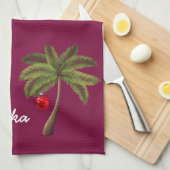 Serviette de cuisine de vacances-Mele Kalikimaka (Quart Plié)