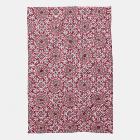 Serviette de cuisine de vacances rose (Vertical)