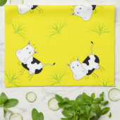 Serviette de cuisine de vache folle (Plié)