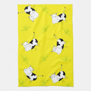 Serviette de cuisine de vache folle