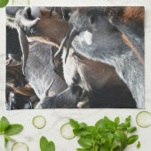 Serviette de cuisine de vie à la campagne #3 (Plié)