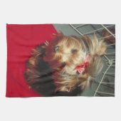 Serviette de cuisine de Yorkshire Terrier Yorkie (Horizontal)