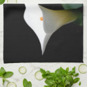 Serviette de cuisine de zantedeschia (Plié)