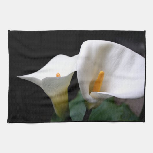 Serviette de cuisine de zantedeschia (Horizontal)