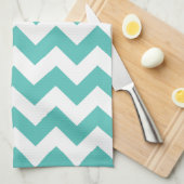 Serviette de cuisine de zigzag de Chevron de (Quart Plié)