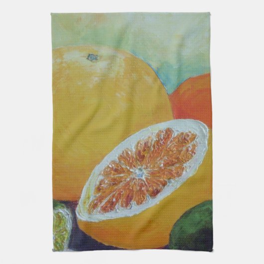 Serviette de cuisine d'éclaboussure d'agrume (Vertical)