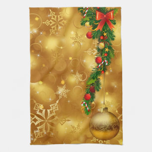Serviette de cuisine décoration d'ornement de Noël