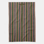 Serviette de cuisine décorative de rayure - (Vertical)