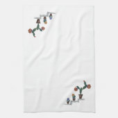 Serviette de cuisine décorée de cactus (Vertical)