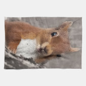 Serviette de cuisine d'écureuil (Horizontal)