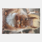 Serviette de cuisine d'écureuil (Horizontal)