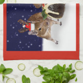 Serviette de cuisine Degus Festive (Plié)