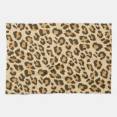 Serviette de cuisine d'empreinte de léopard (Horizontal)
