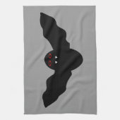 Serviette de cuisine déplaisante Halloween Vampire (Vertical)