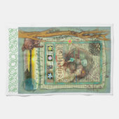 Serviette de cuisine d'équinoxe vernal (Horizontal)