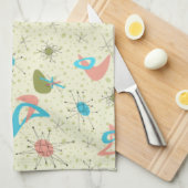 serviette de cuisine d'ère atomique des années (Quart Plié)