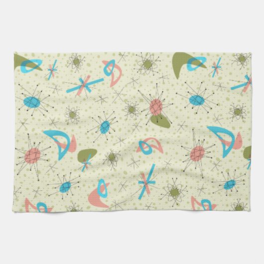 serviette de cuisine d'ère atomique des années (Horizontal)