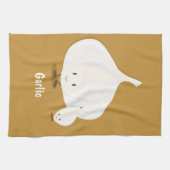 Serviette de cuisine des caractères | d'ail et de (Horizontal)