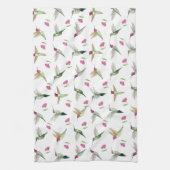 Serviette de cuisine des colibris d'Anna (Vertical)