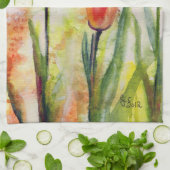 Serviette de cuisine des Tulipes Spring (Plié)