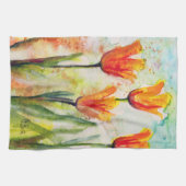 Serviette de cuisine des Tulipes Spring (Horizontal)