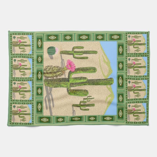 Serviette de cuisine Desert Cactus (Horizontal)