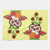 Serviette de cuisine design Owl (Horizontal)