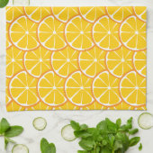 Serviette de cuisine d'été Citrus Orange (Plié)