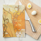 Serviette de cuisine d'été d'Alphonse Mucha (Quart Plié)